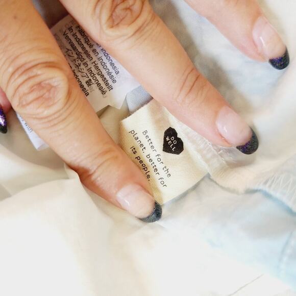 MADEWELL TIE DYE FLAIR DRESS SIZE SMALL - Picture 6 of 7